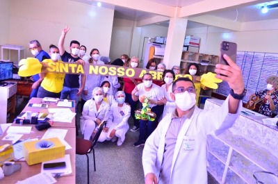 notícia: Governo do Amapá realiza Blitz de saúde mental com profissionais do Hcal