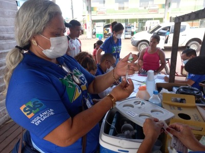 notícia: Estratégia garante aplicação de mais de 2 mil doses de vacina nos portos de Macapá e Santana
