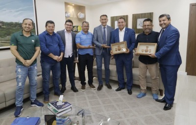 notícia: Waldez celebra Gymnasiade 2022 no Amapá ao receber presidente da Confederação Brasileira do Desporto Escolar