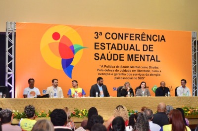 notícia: III Conferência Estadual de Saúde Mental discutiu propostas para o fortalecimento da assistência psicossocial do estado