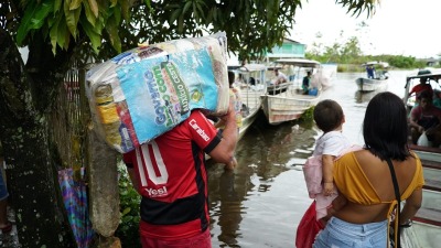 notícia: Assistência humanitária: Governo do Estado garante segurança alimentar e amplia acesso a programas sociais no Jari