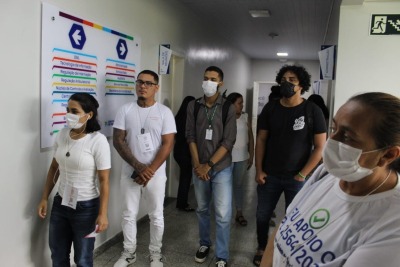 notícia: Semana da Enfermagem: visita de estudantes e profissionais na Central de Regulação encerra a programação 2022