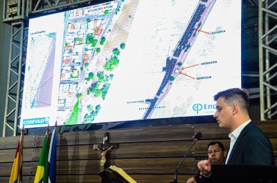 notícia: Governo, Codevasf e senador Davi apresentam projetos para as orlas de Macapá e Santana