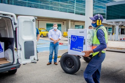 notícia: Covid-19: Governo do Amapá recebe segunda remessa de vacinas pediátricas