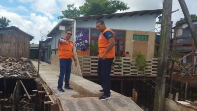 notícia: Defesa Civil Estadual monitora rios e áreas com risco de cheia na Região Sul do Amapá