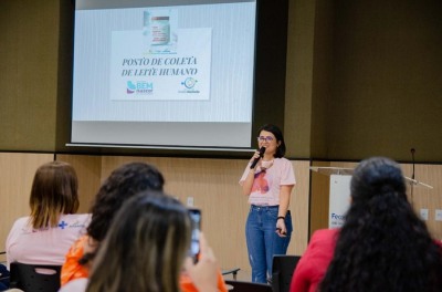 notícia: No Amapá, Dia Mundial de Doação do Leite Humano orienta profissionais da saúde sobre benefícios para mães e bebês