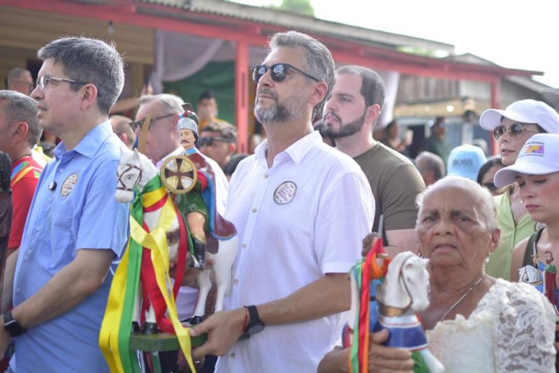 Missa celebra a fé do povo de Mazagão Velho no Dia de São Tiago.

Em 2024, festividade completa 247 anos de tradição e recebe apoio do Governo do Amapá. <div class='credito_fotos'>Foto: Maksuel Martins/GEA   |   <a href='/midias/2024/originais/15645_2c5d2da5-443f-68cb-683b-7e04ca62ff8a.jpg' download><i class='fa-solid fa-download'></i> Download</a></div>