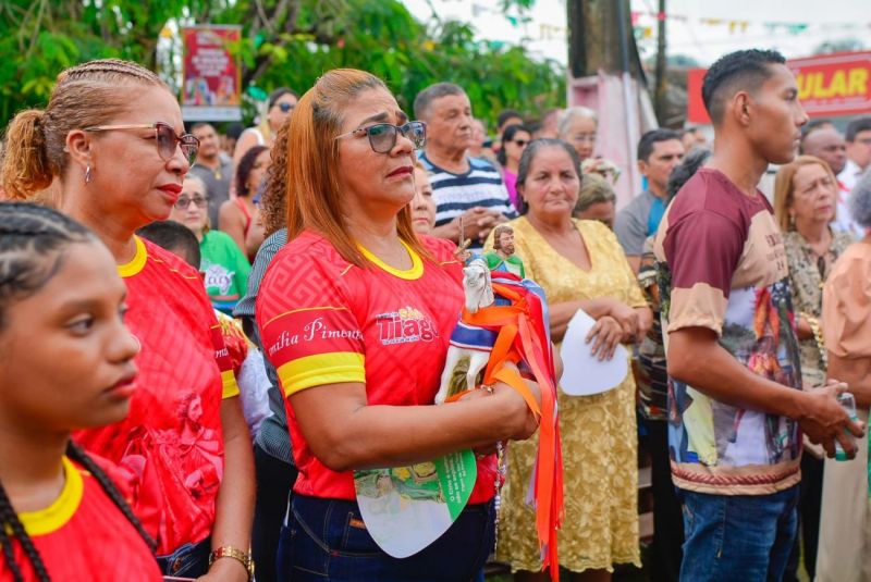 Missa celebra a fé do povo de Mazagão Velho no Dia de São Tiago.

Em 2024, festividade completa 247 anos de tradição e recebe apoio do Governo do Amapá. <div class='credito_fotos'>Foto: Maksuel Martins/GEA   |   <a href='/midias/2024/originais/15645_8b1d41f4-a89b-7ca0-2962-f49d4e4f3853.jpg' download><i class='fa-solid fa-download'></i> Download</a></div>