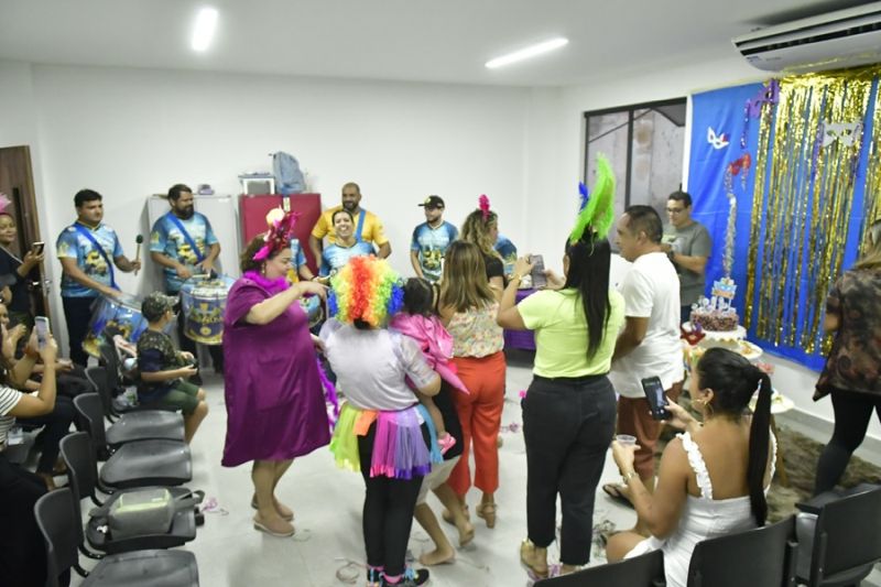 Animação ficou por conta da bateria de Piratas da Batucada
