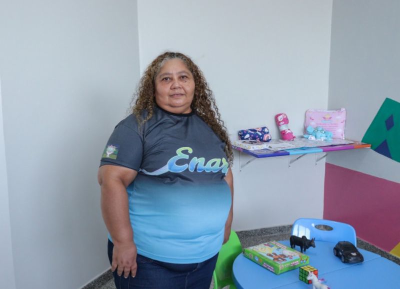 Professora Montorvânia Martins, que leciona há 27 anos