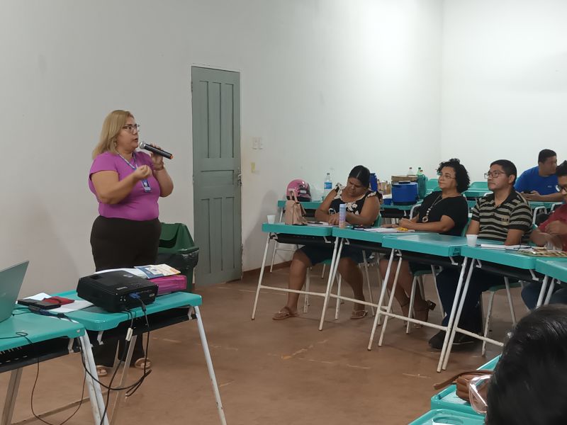 Palestra de educação fiscal e preservação do patrimônio público escolar