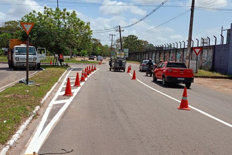 Atividades continuarão com a sinalização dos pontos de táxi e mototáxi