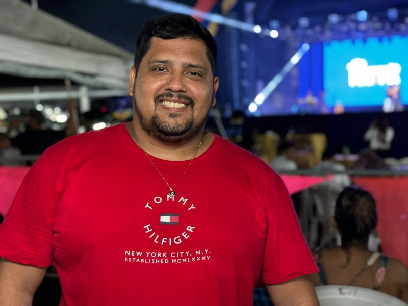 O autônomo Luan Kairo, de 34 anos, assistiu pela primeira vez o concurso na maior feira de negócios da Amazônia