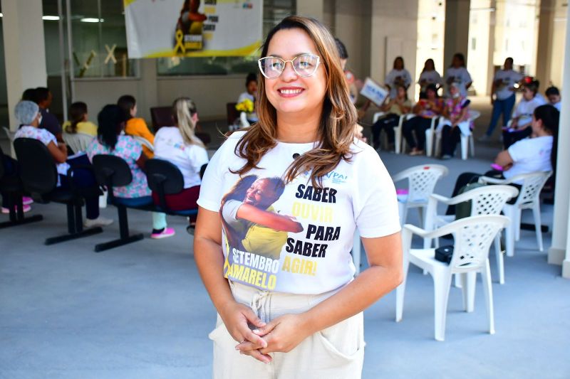 Nathaska Morais, psicóloga do Hospital da Criança e do Adolescente 