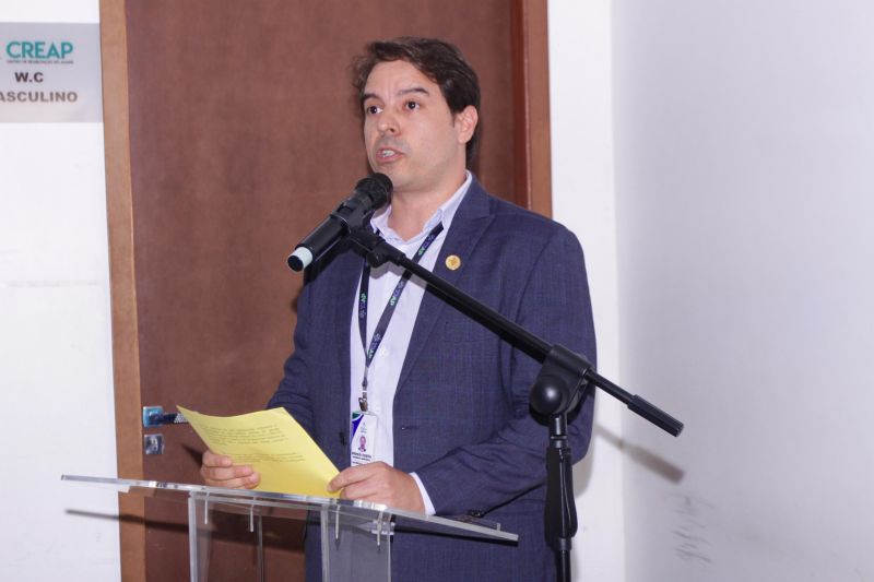 Chefe de gabinete da Coordenadoria Estadual da Infância e Juventude do Tjap, Diogo Costa