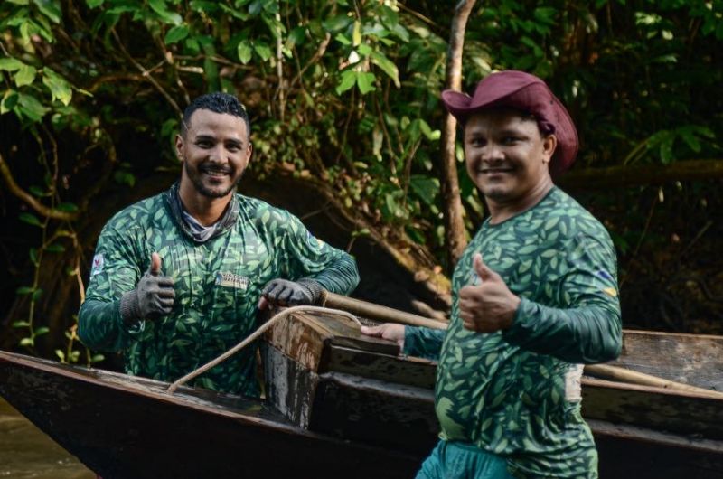 Extrativista e monitor da Reserva do Rio Iratapuru, Mailson dos Santos