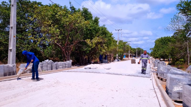 Quilombo do Rosa será 100% pavimentado com bloquetes