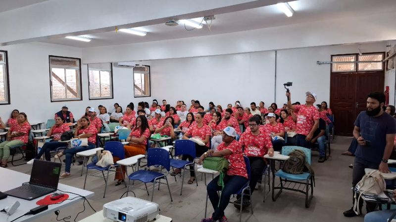 Profissionais de saúde recebem atualização sobre esquema vacinal contra a poliomielite 