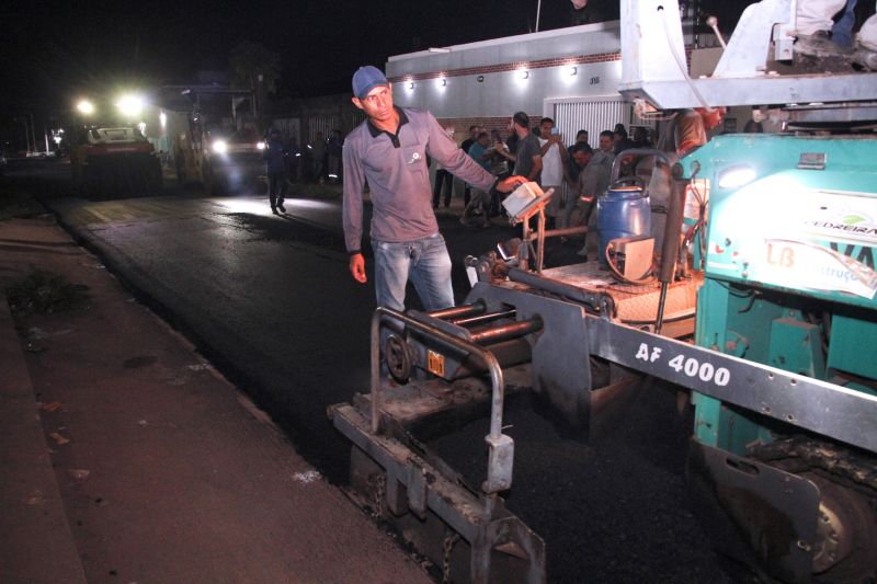  Etapa da obra leva asfalto ao longo de 13 quilômetros em vias de Santana