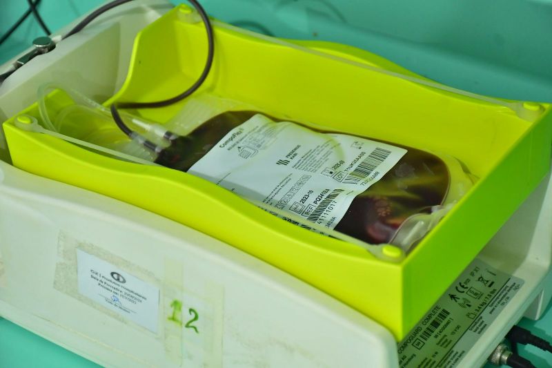 Bolsas de sangue abastecem hospitais em todo o estado, além de auxiliar em tratamentos como o do câncer