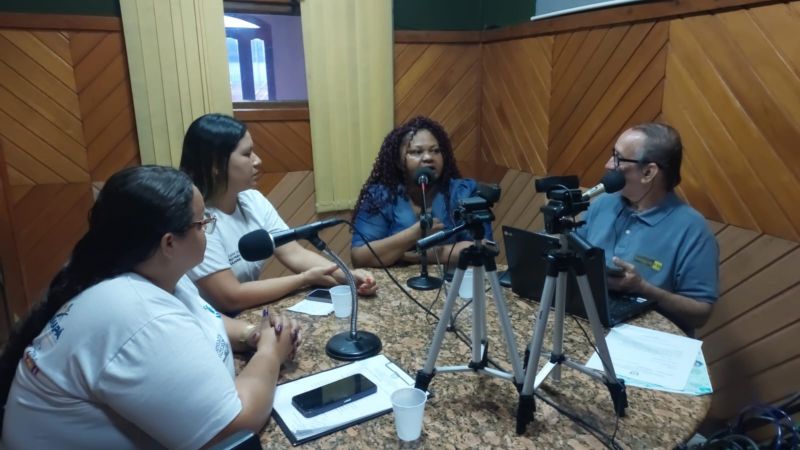 Equipe do Cram realizou a divulgação da ação em veículos de comunicação