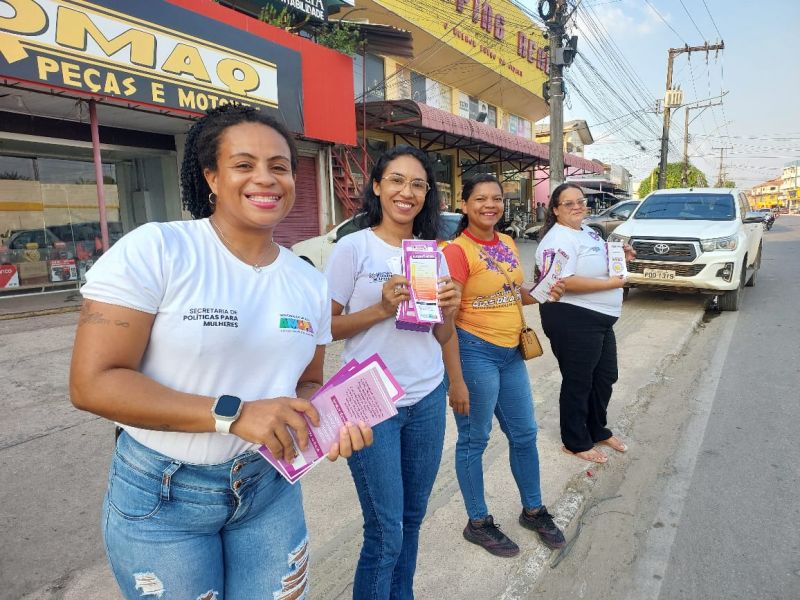 Blitz educativa aconteceu no bairro Agreste, em Laranjal do Jari 