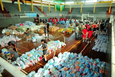 notícia: Campanha do Governo do Amapá arrecada mais de 20 toneladas de doações para o Rio Grande do Sul