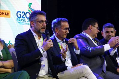notícia: 'Queremos que o mundo tenha negócios sustentáveis', destaca governador Clécio Luís na abertura do Startup20 no Amapá