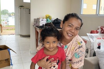 notícia: 'Agora tenho um lar para chamar de meu', conta dona de casa ao se mudar para o Miracema