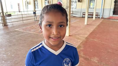 Izis Maria Nascimento, de 8 anos