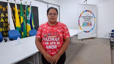 Agente comunitária de saúde, Micaela Araújo dos Anjos