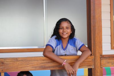 galeria: ‘Com a nova escola dá mais vontade de estudar’, conta aluna da Escola Estadual Bernadino Silva, entregue pelo Governo do Amapá