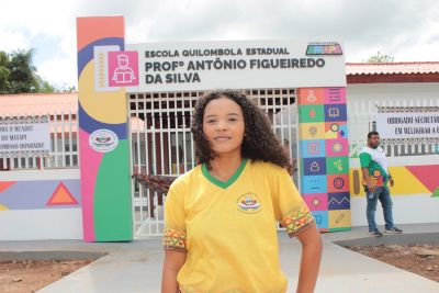 notícia: 'Ficou muito melhor para estudar’, diz aluna após revitalização do Governo do Amapá em escola quilombola no Torrão do Matapi