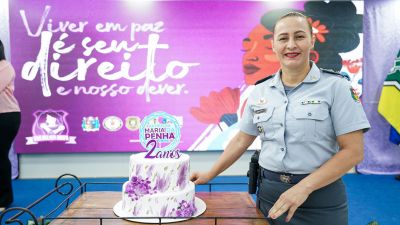 Tenente Waldenice Nogueira, coordenadora da Patrulha Maria da Penha