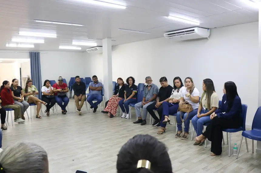 Os participantes puderam apresentar ideias sobre grupos terapêuticos para tornar o ambiente de trabalho mais saudável