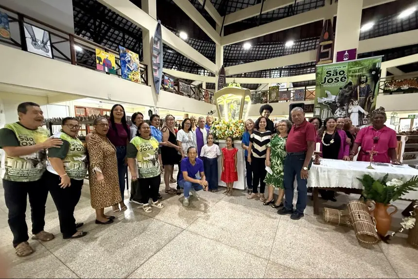Foto: Ascom/Sete A missa foi celebrada na Casa do Artesão Amapaense, no Centro de Macapá