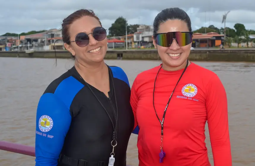 Direitora da Manas do Sup, Tatiana Costa, com a sócia, Brena Wanzeler 