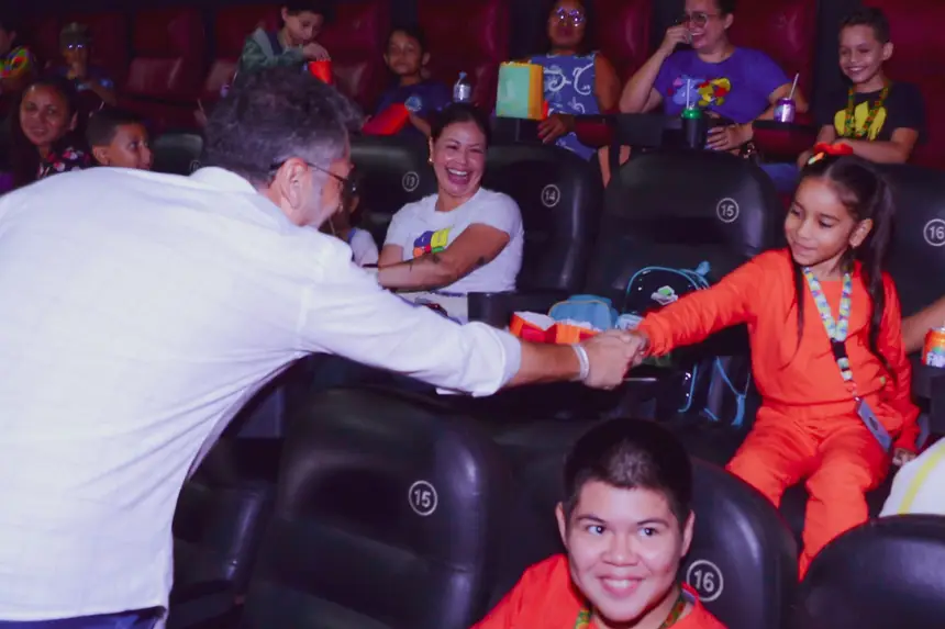 Sessão foi adaptada para alunos do Centro de Referência em Autismo Mundo Azul