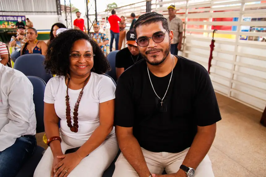 Diretora-presidente da Fundação Marabaixo, Josilana Santos, e presidente do Conselho de Igualdade Racial, Cirley Picanço