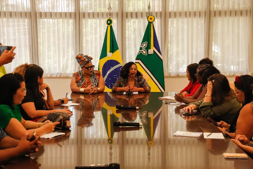 Reunião de apresentação do cronograma da terceira edição do “Afro Mulher” aconteceu no Salão de Reuniões do Palácio do Setentrião