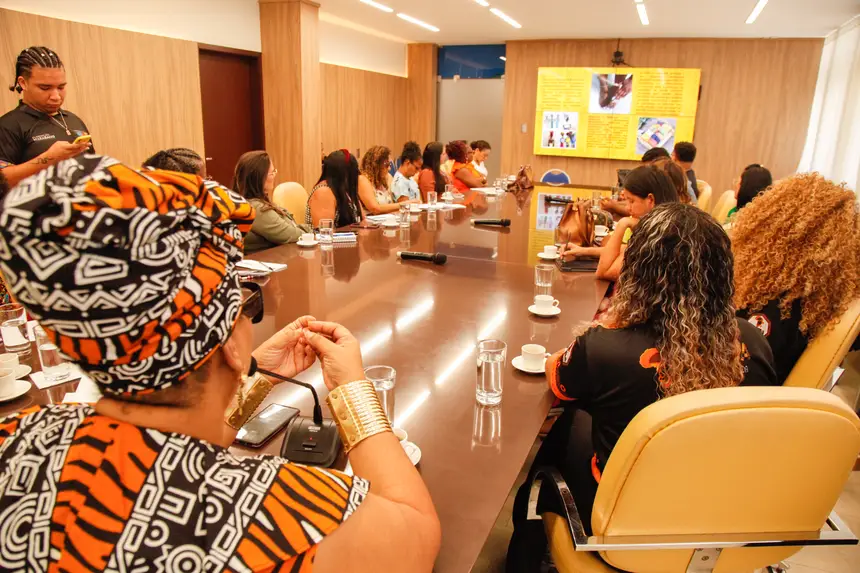 Reunião de apresentação do cronograma da terceira edição do “Afro Mulher” aconteceu no Salão de Reuniões do Palácio do Setentrião