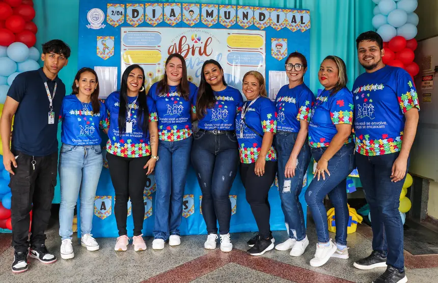 Equipe do Projeto Social para crianças com Espectro Autista
