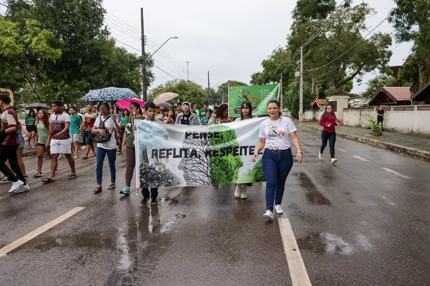 A caminhada promoveu a sustentabilidade e inclusão