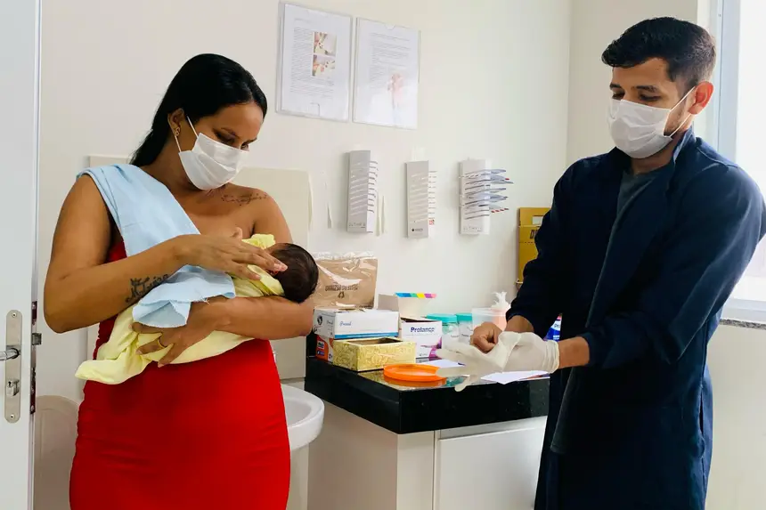 Foto: Rodrigo Abreu/Sesa Exame é obrigatório e gratuito e está entre os testes preventivos que investigam diversas doenças no bebê