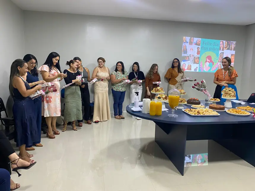 Atividade lúdica envolvendo as colaboradoras