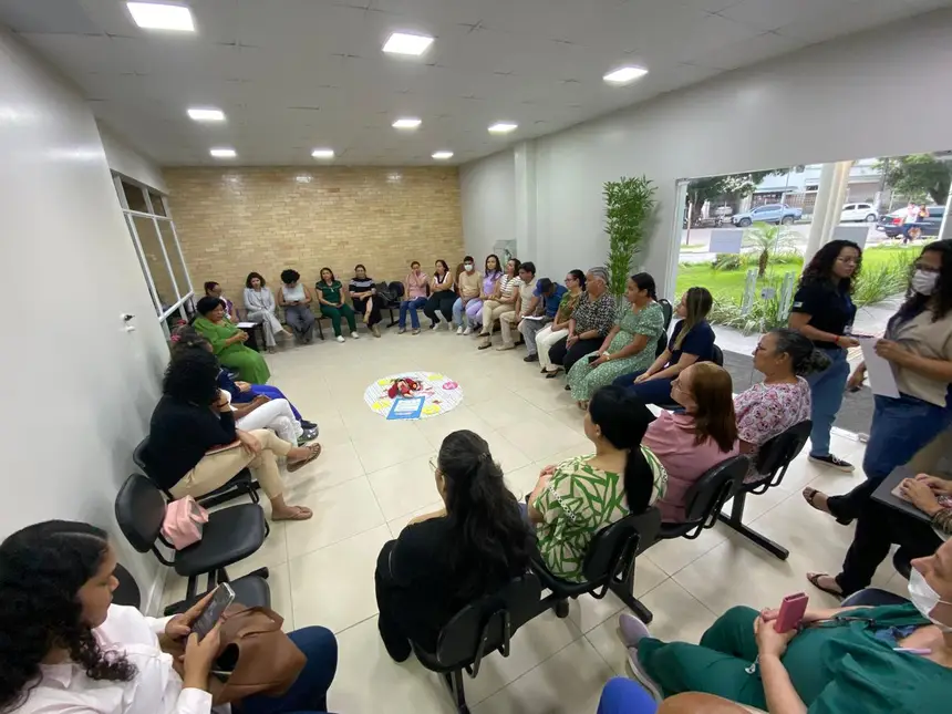 Roda de conversa sobre violência obstétrica e soluções para evitar casos na saúde do Amapá