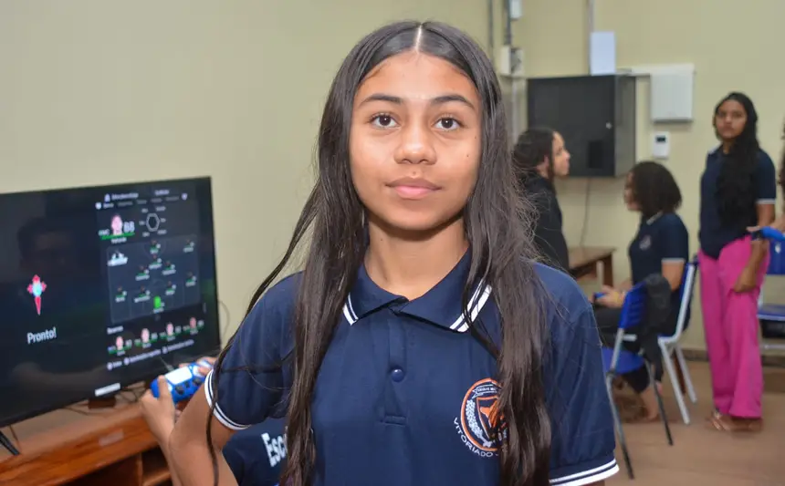 Eloá dos Santos, estudante da Escola Estadual Munguba