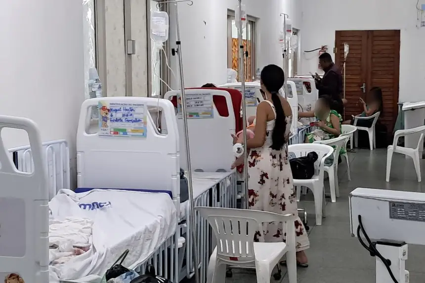 Foto: Júnior Nery/Sesa Hospital da Criança e do Adolescente está com taxa de ocupação de 100% de leitos clínicos e de UTI