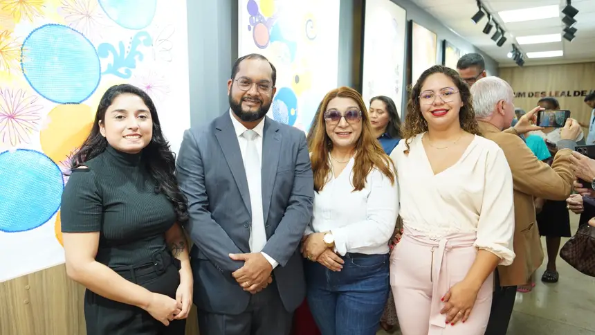 Da esquerda para direita Glaucia Paola, Luís Eduardo, Doraci Figueiredo e Adrinny Serrai
