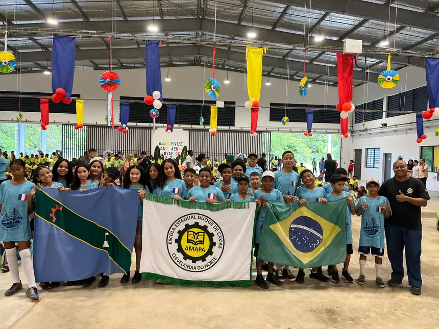 Estudantes da Escola Duque de Caxias 